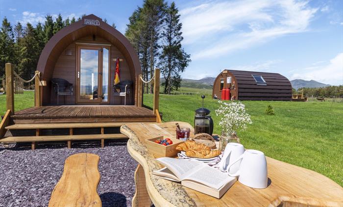 Moel y Gest Glamping Pod Sleeps 2. Pet friendly